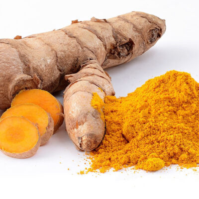 Turmeric root and powder