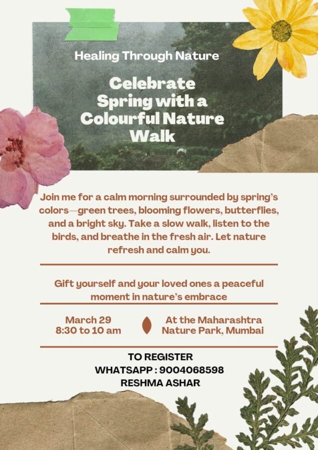 Step into spring with a mindful nature walk